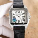 Top clone Swiss 2824-2 Cartier Santos 100th Anniversary Edition Men's Watch 